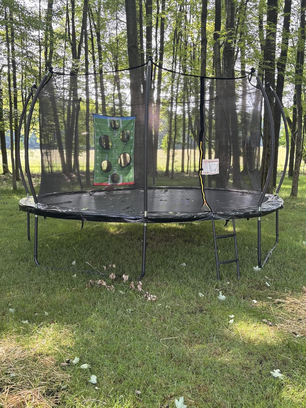 ACWARMHOME Trampoline Outdoor 16FT 15FT 14FT 12FT 10FT 8FT with Enclosure, Anti-Rust Coated Frame, Backyard Large Recreational Trampolines with Net for Kids & Adults, ASTM Approved customer photo 2