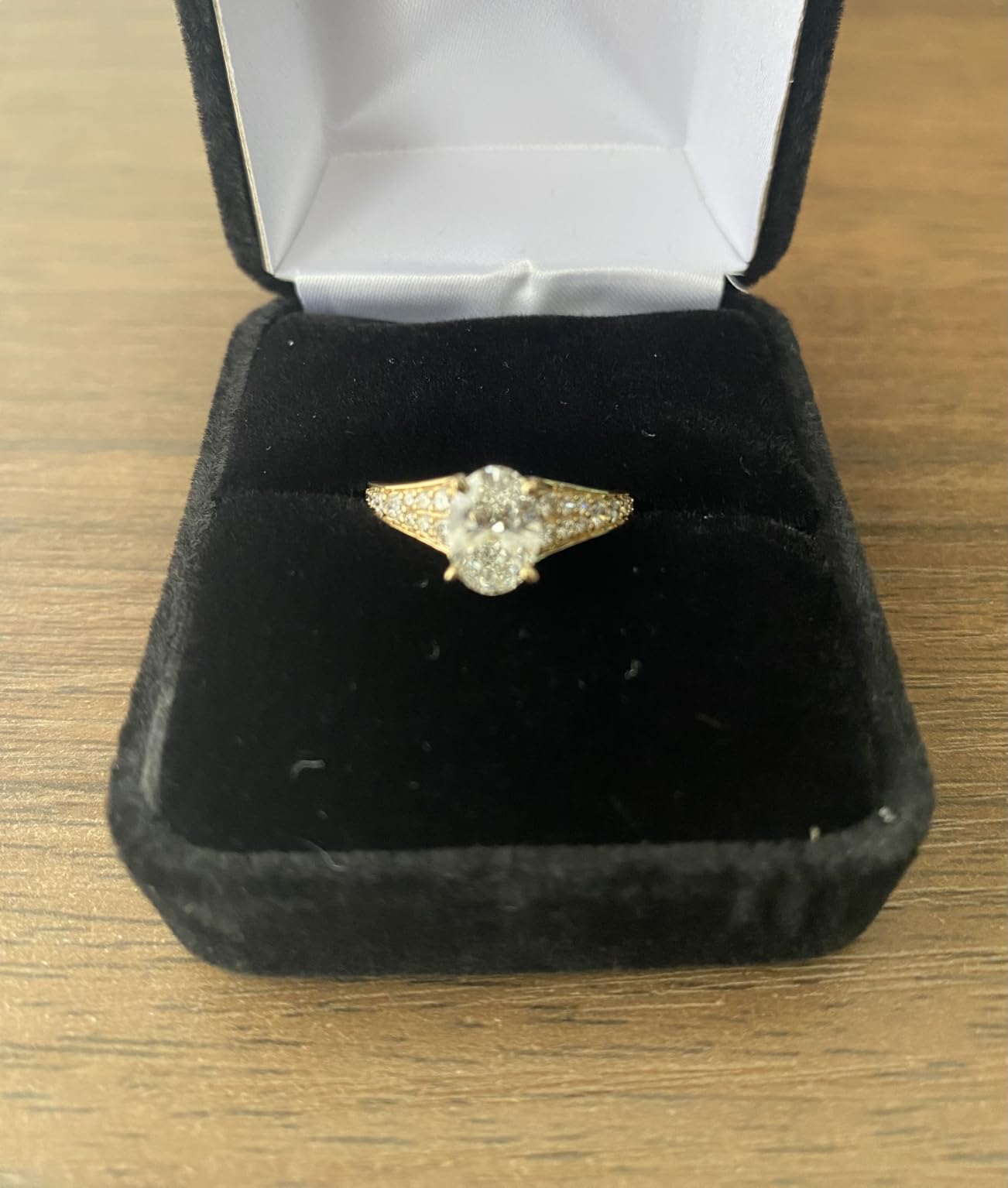 1 to 5 Carat Oval Shape LAB GROWN Diamond Vintage Engagement Wedding Ring customer photo 2