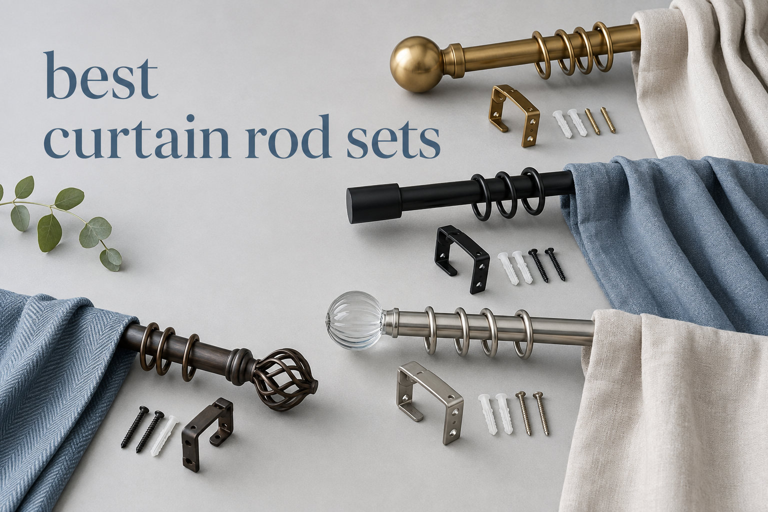 best curtain rod sets
