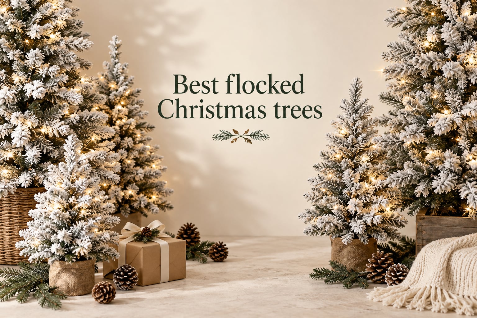 Best flocked Christmas trees