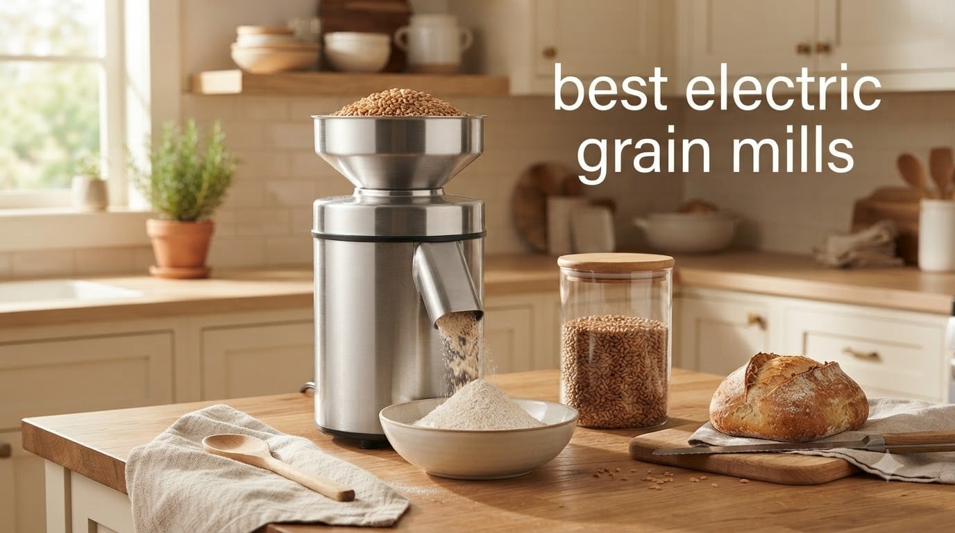 best electric grain mills