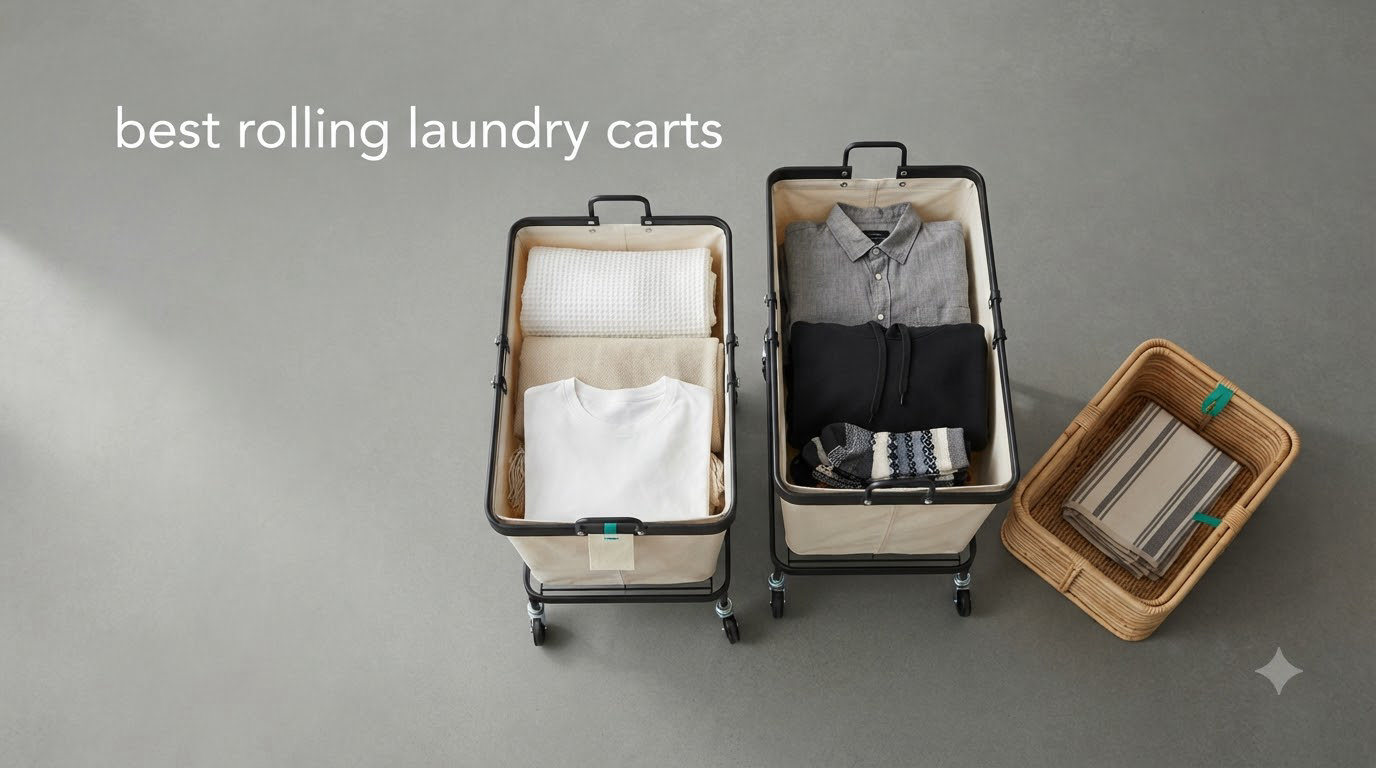 best rolling laundry carts
