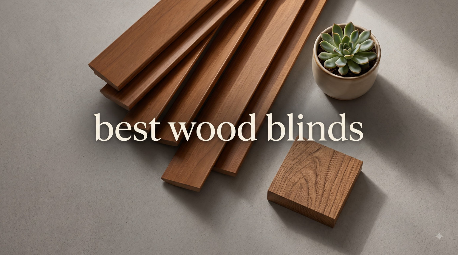 best wood blinds