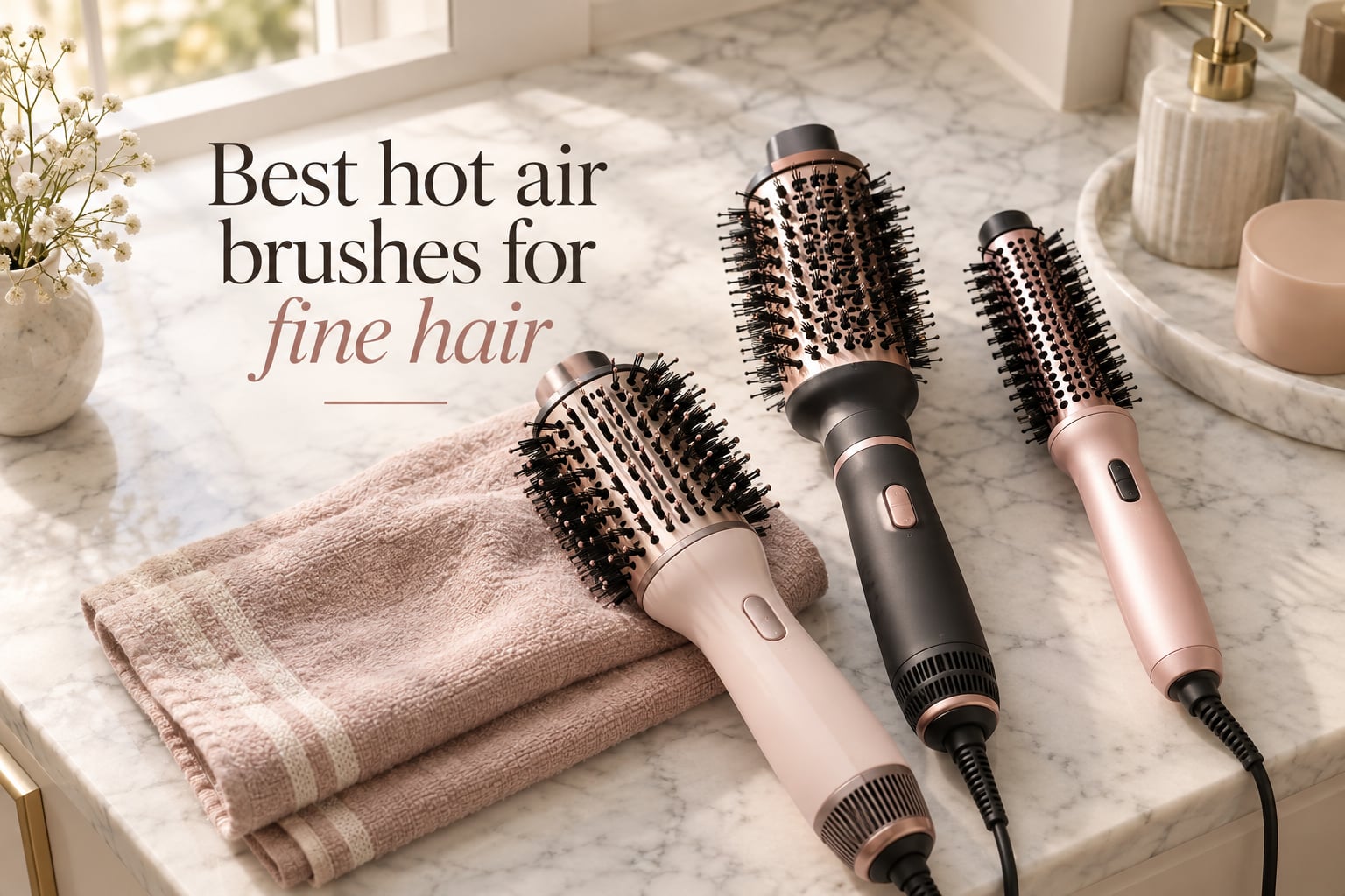 Best hot air brushes for fine hair