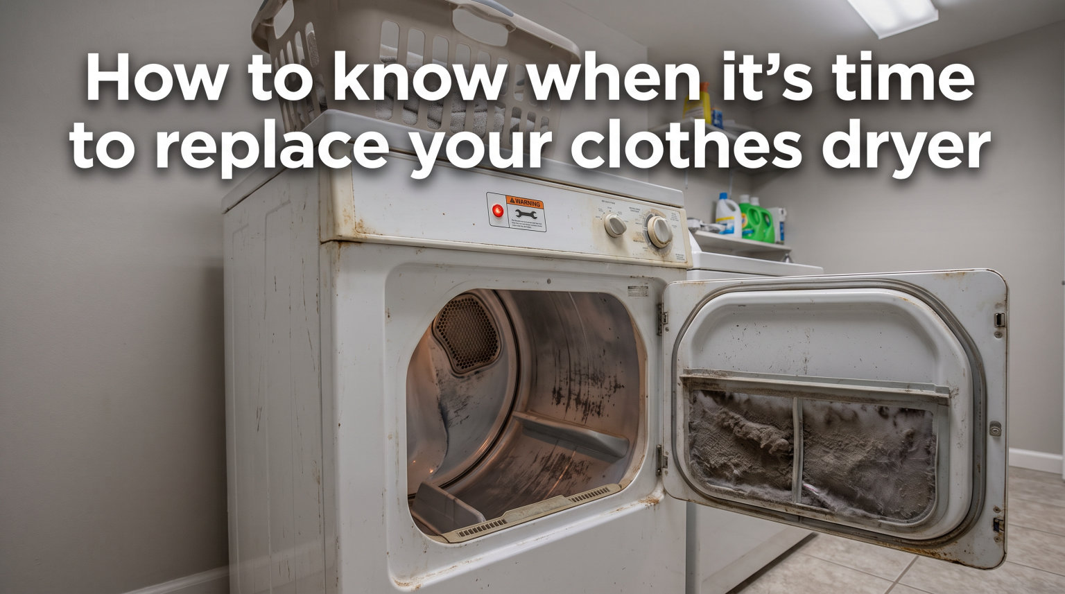 How to know when it's time to replace your clothes dryer