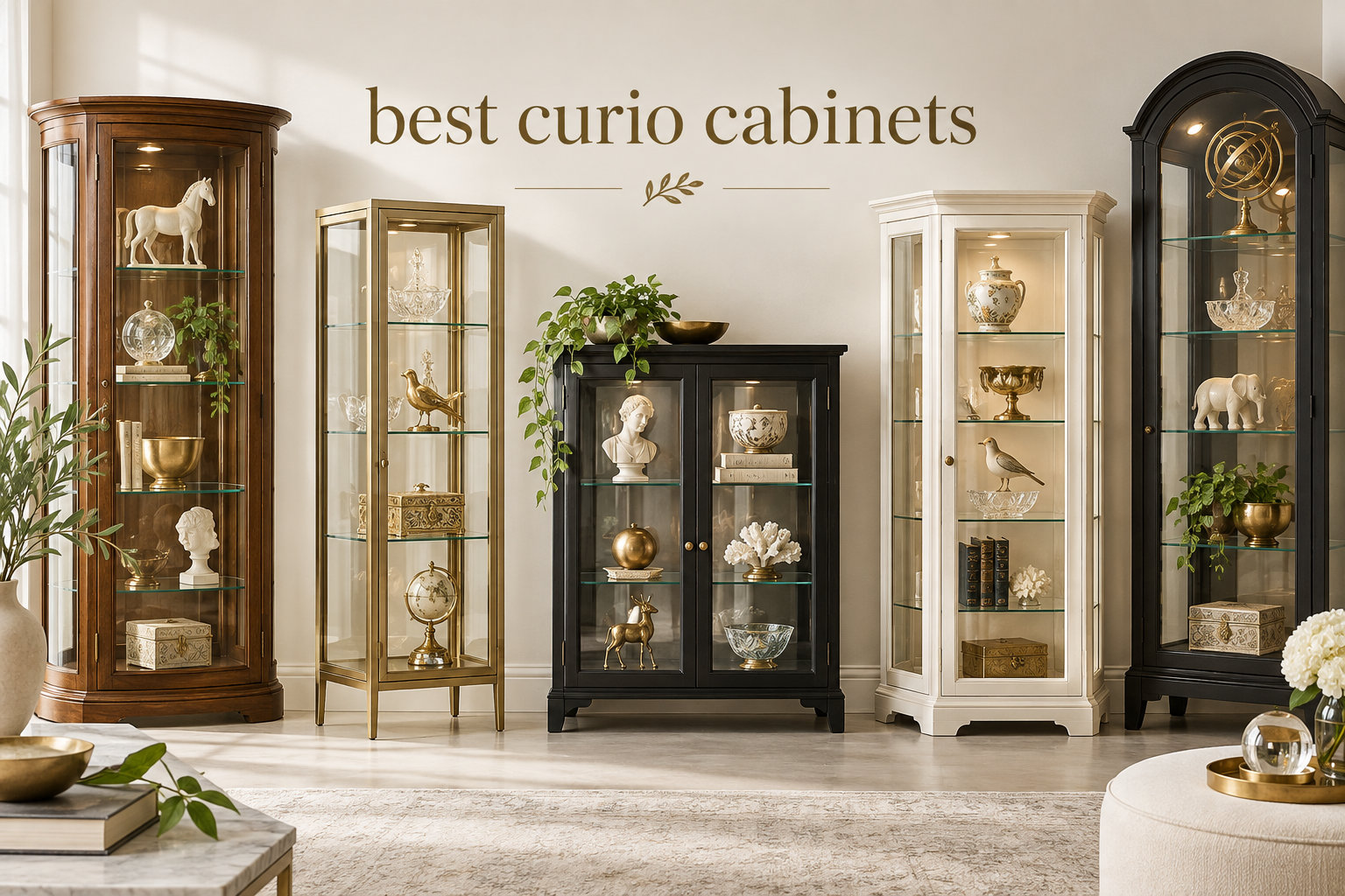 best curio cabinets
