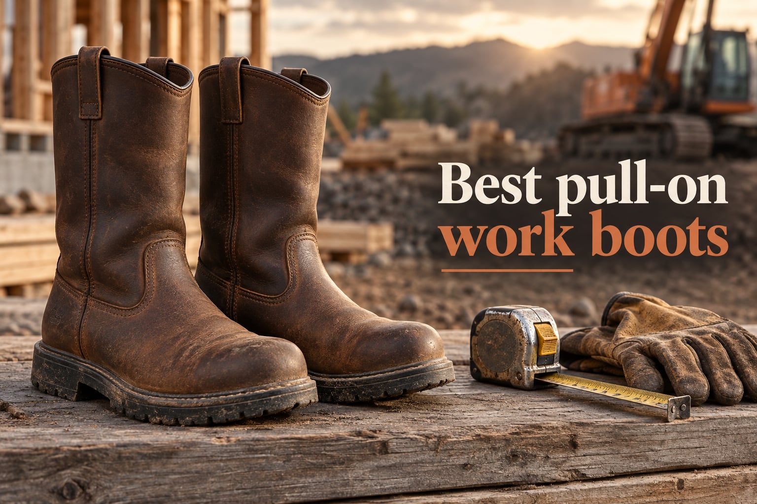 Best pull-on work boots