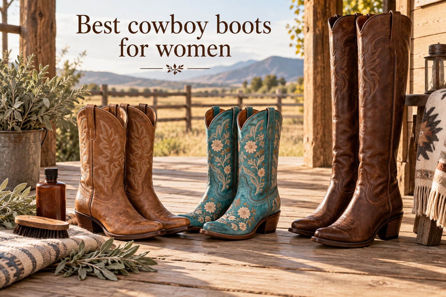 Best cowboy boots for women