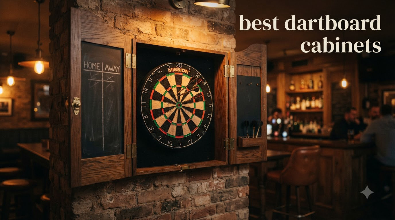 best dartboard cabinets