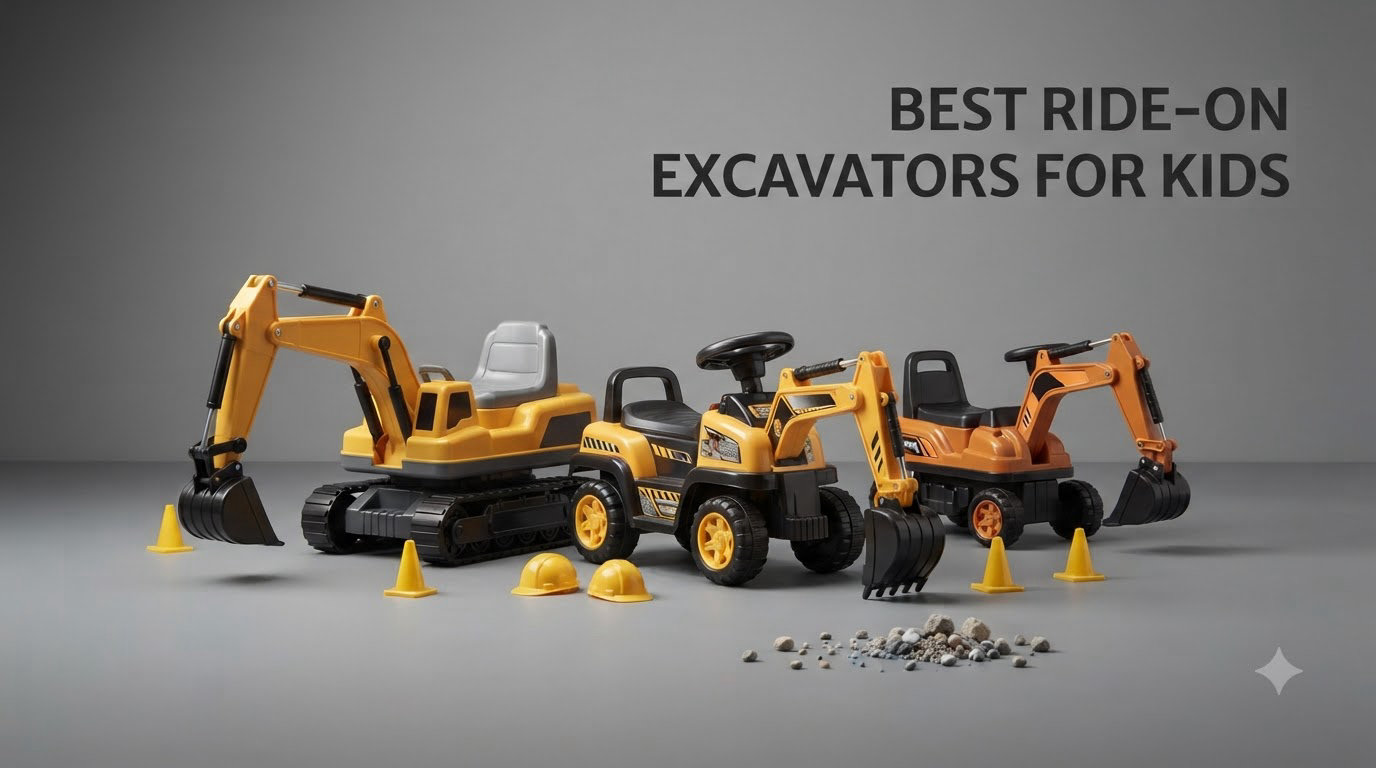 best ride-on excavators for kids