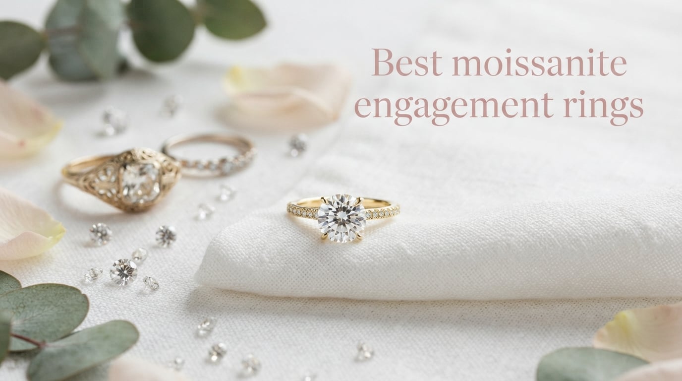 Best moissanite engagement rings