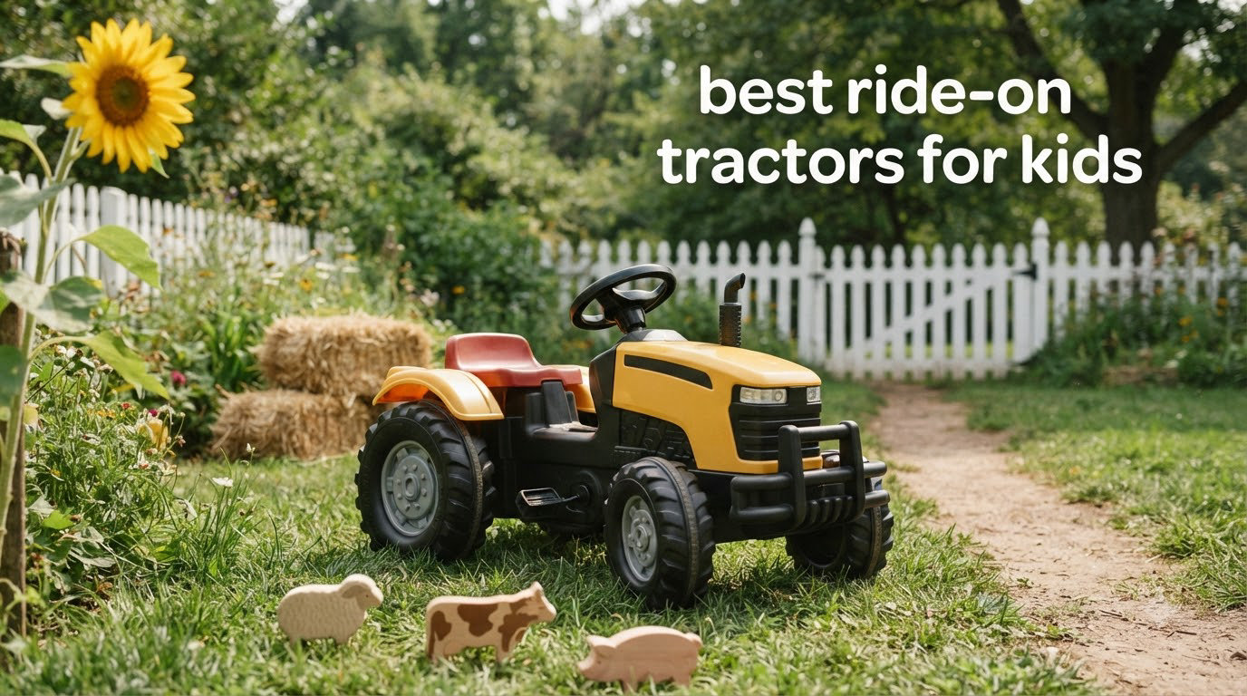 best ride-on tractors for kids