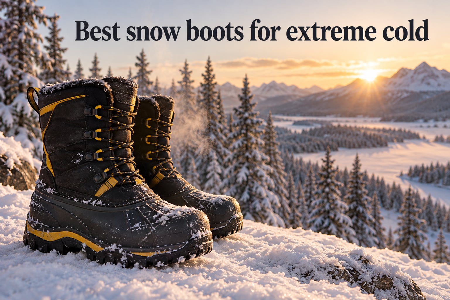 Best snow boots for extreme cold