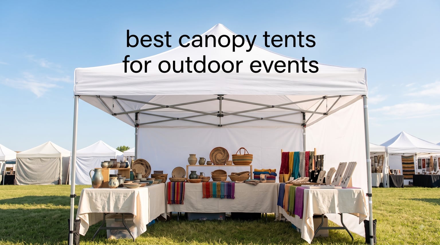 best canopy tents for outdoor events