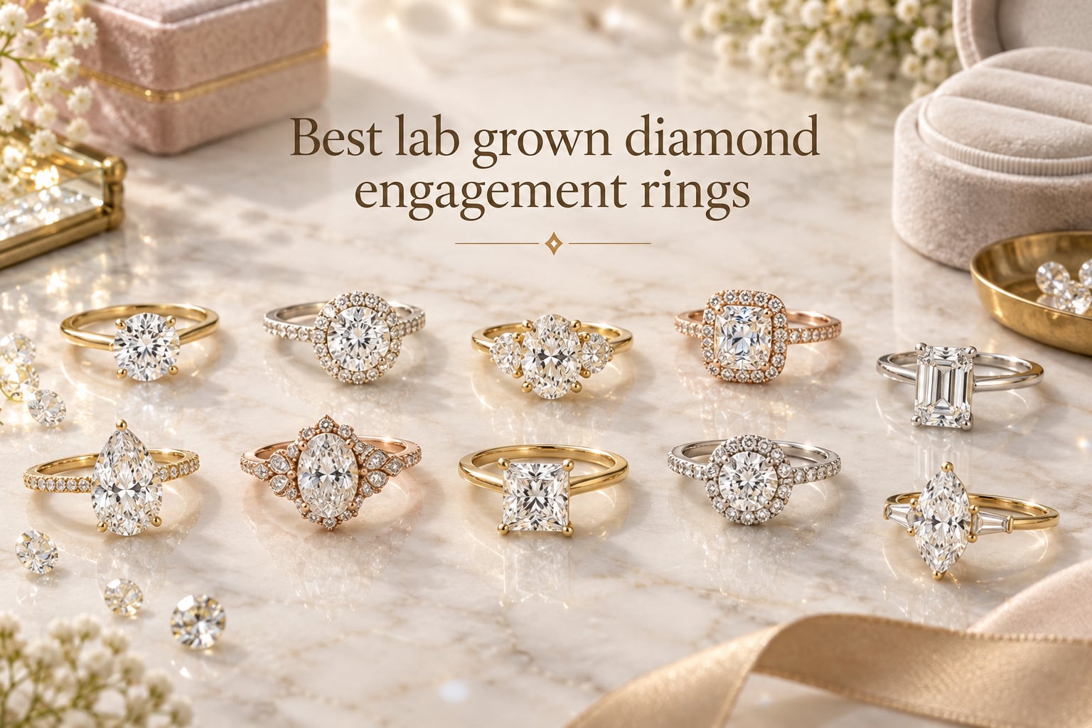 Best lab grown diamond engagement rings
