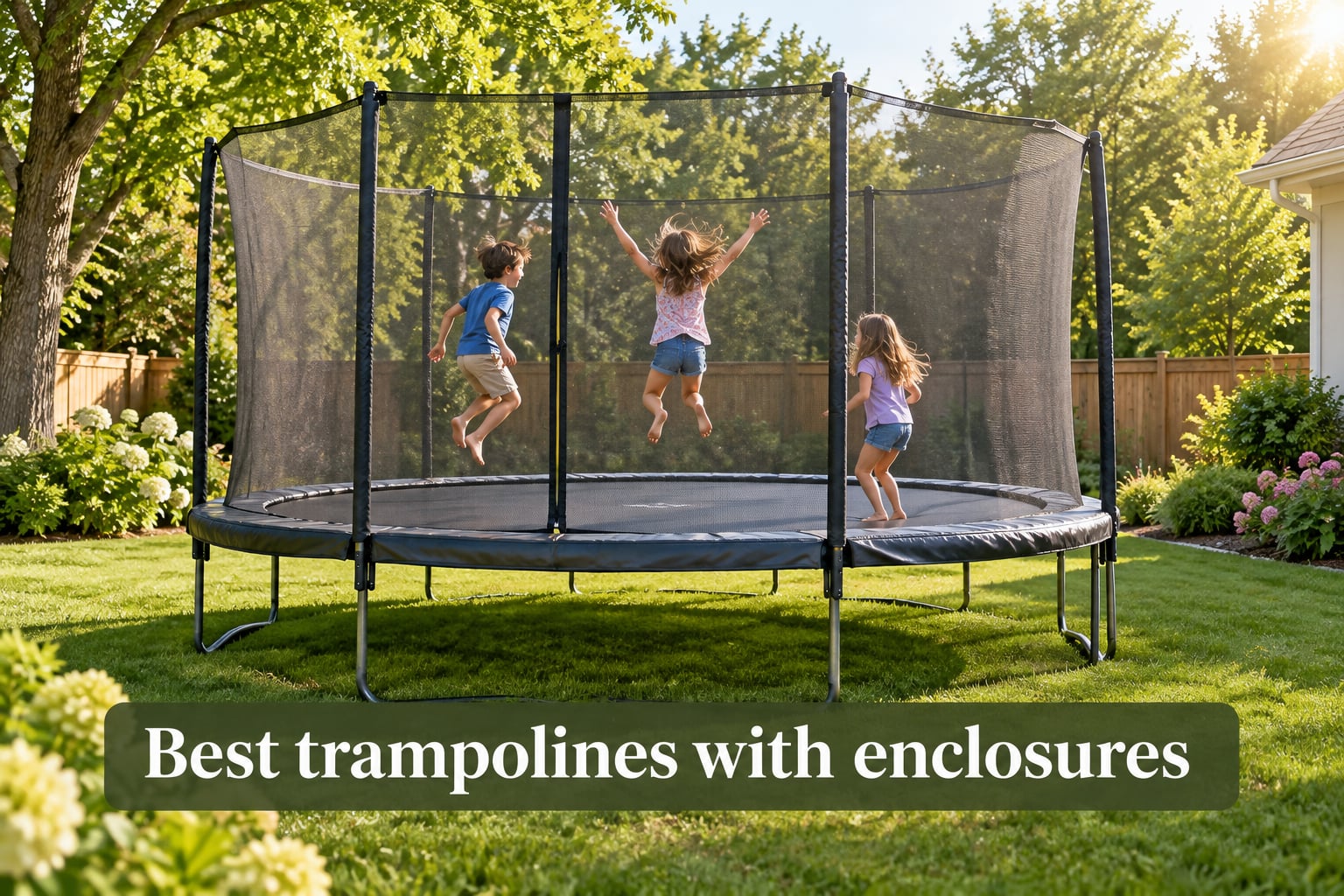 Best trampolines with enclosures