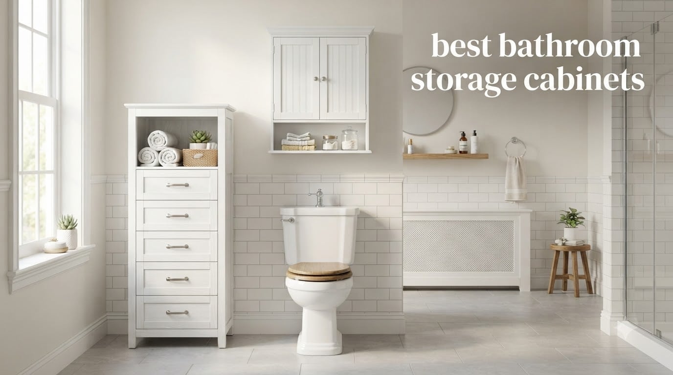 best bathroom storage cabinets