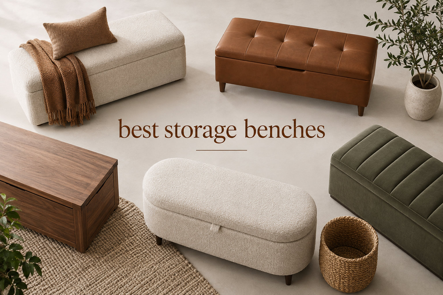 best storage benches