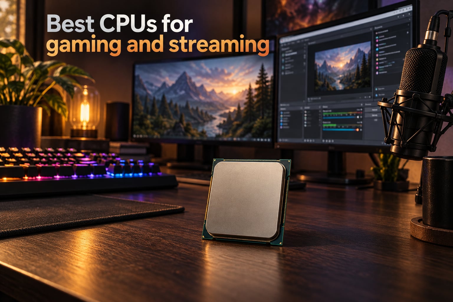 Best CPUs for gaming and streaming