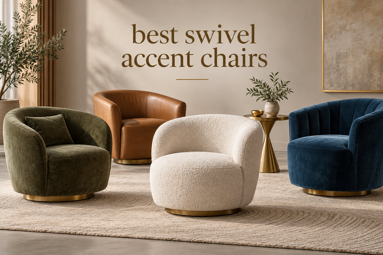 best swivel accent chairs