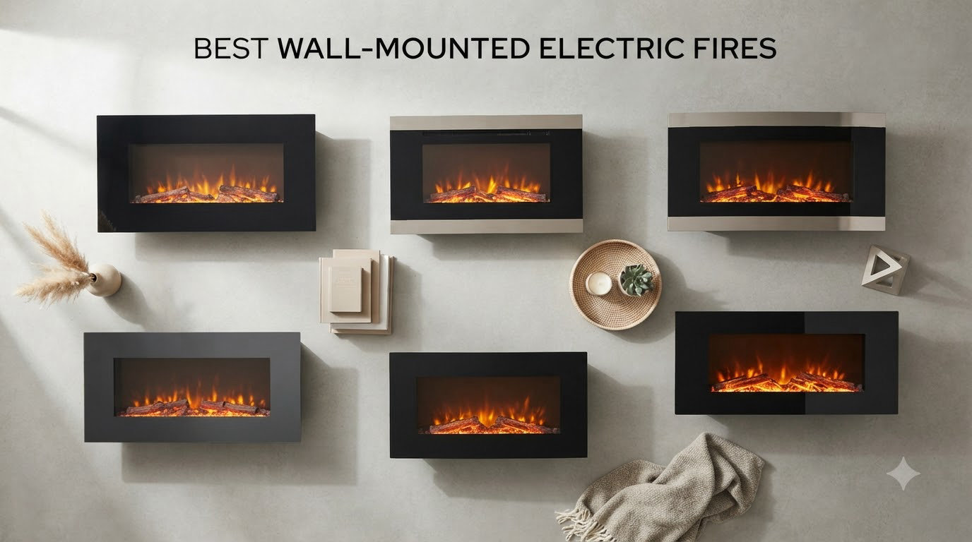 best wall-mounted electric fireplaces