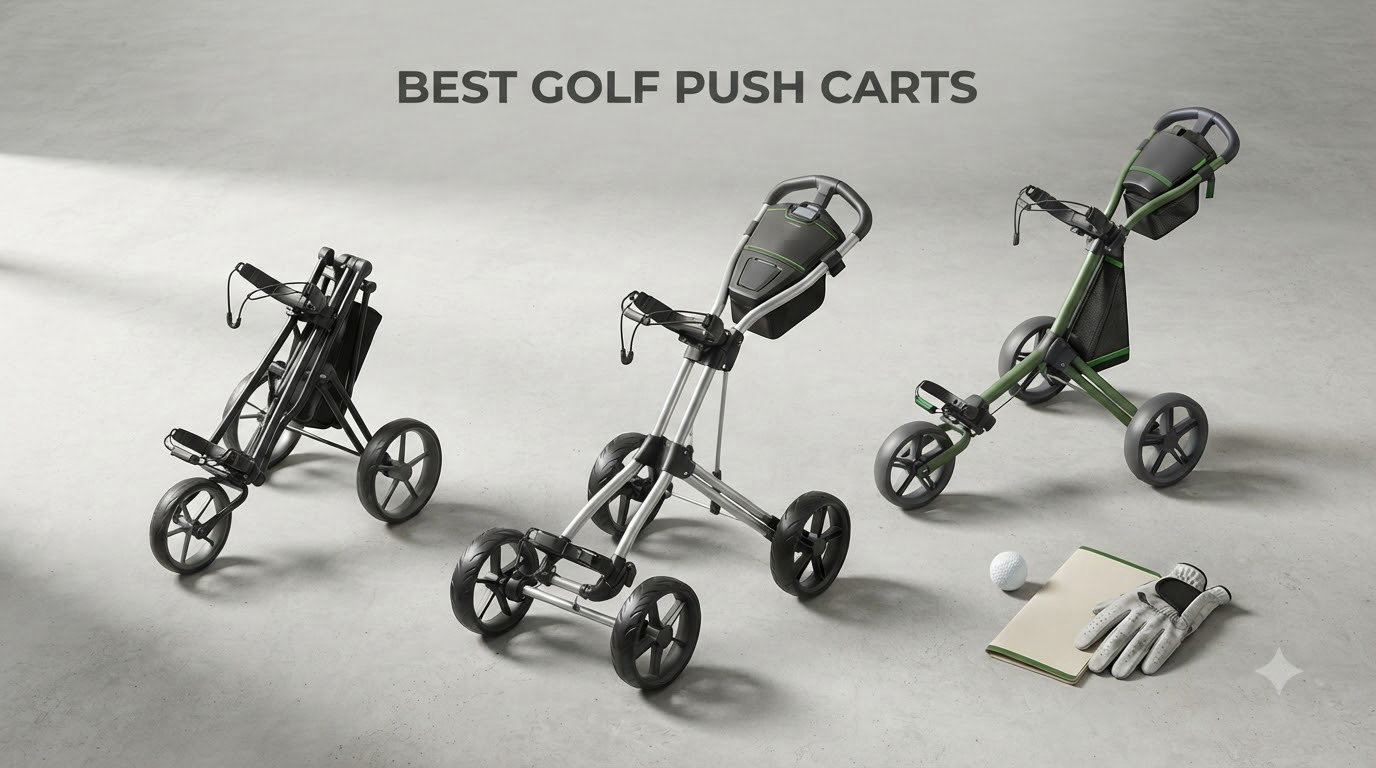best golf push carts