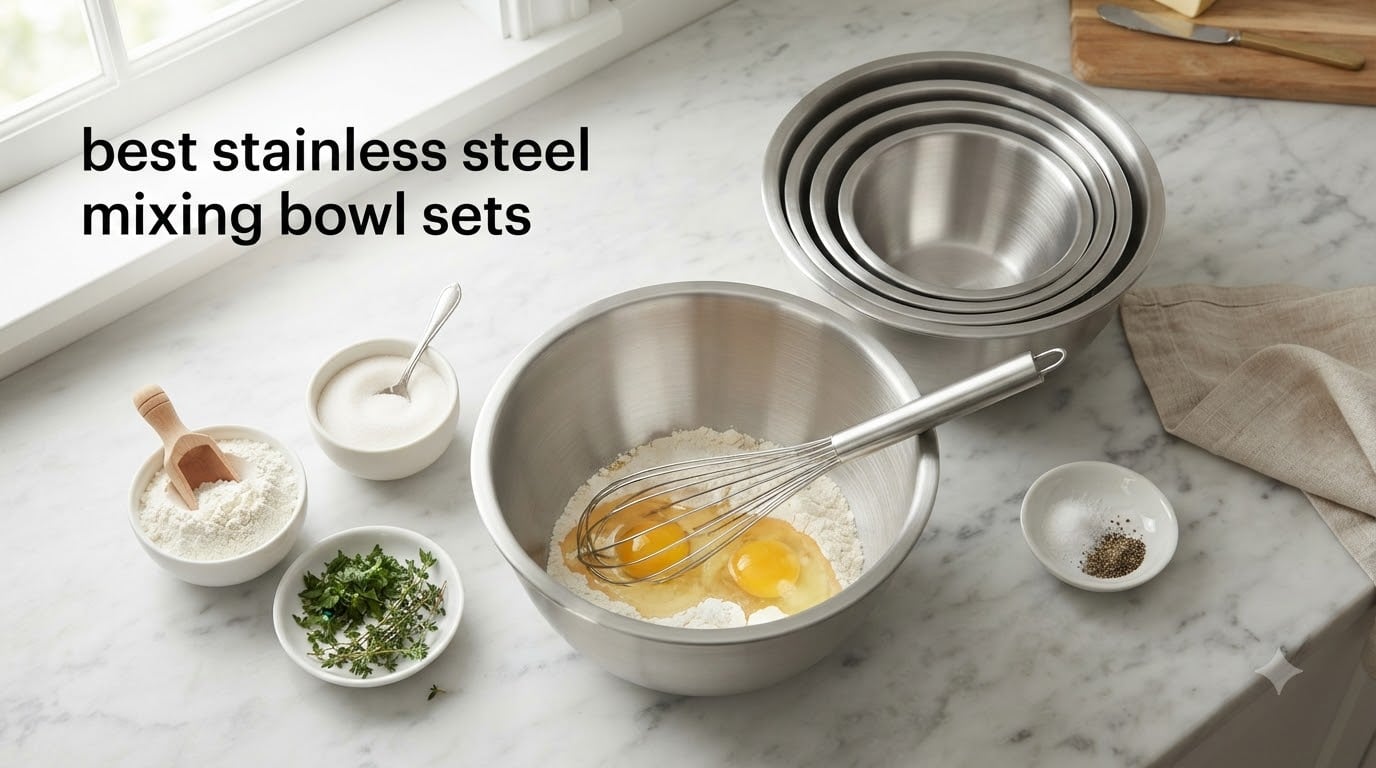 best stainless steel mixing bowl sets