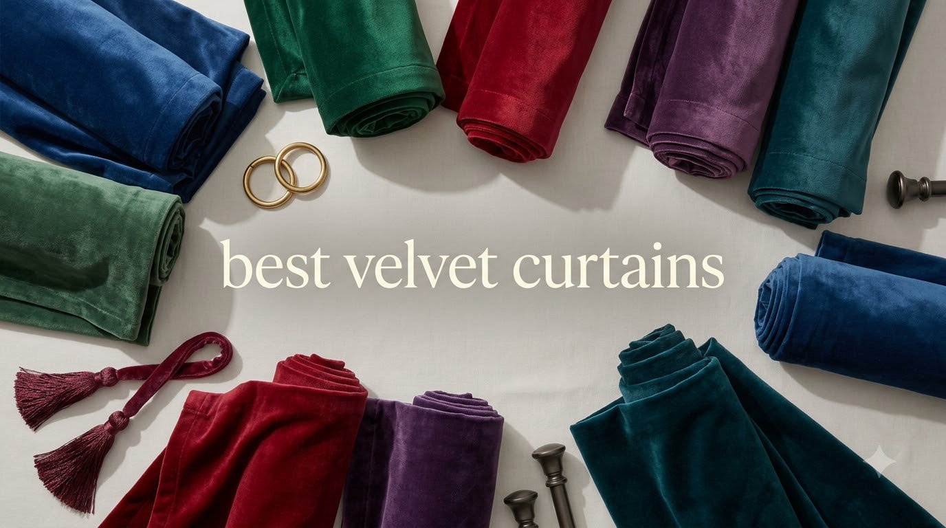 best velvet curtains