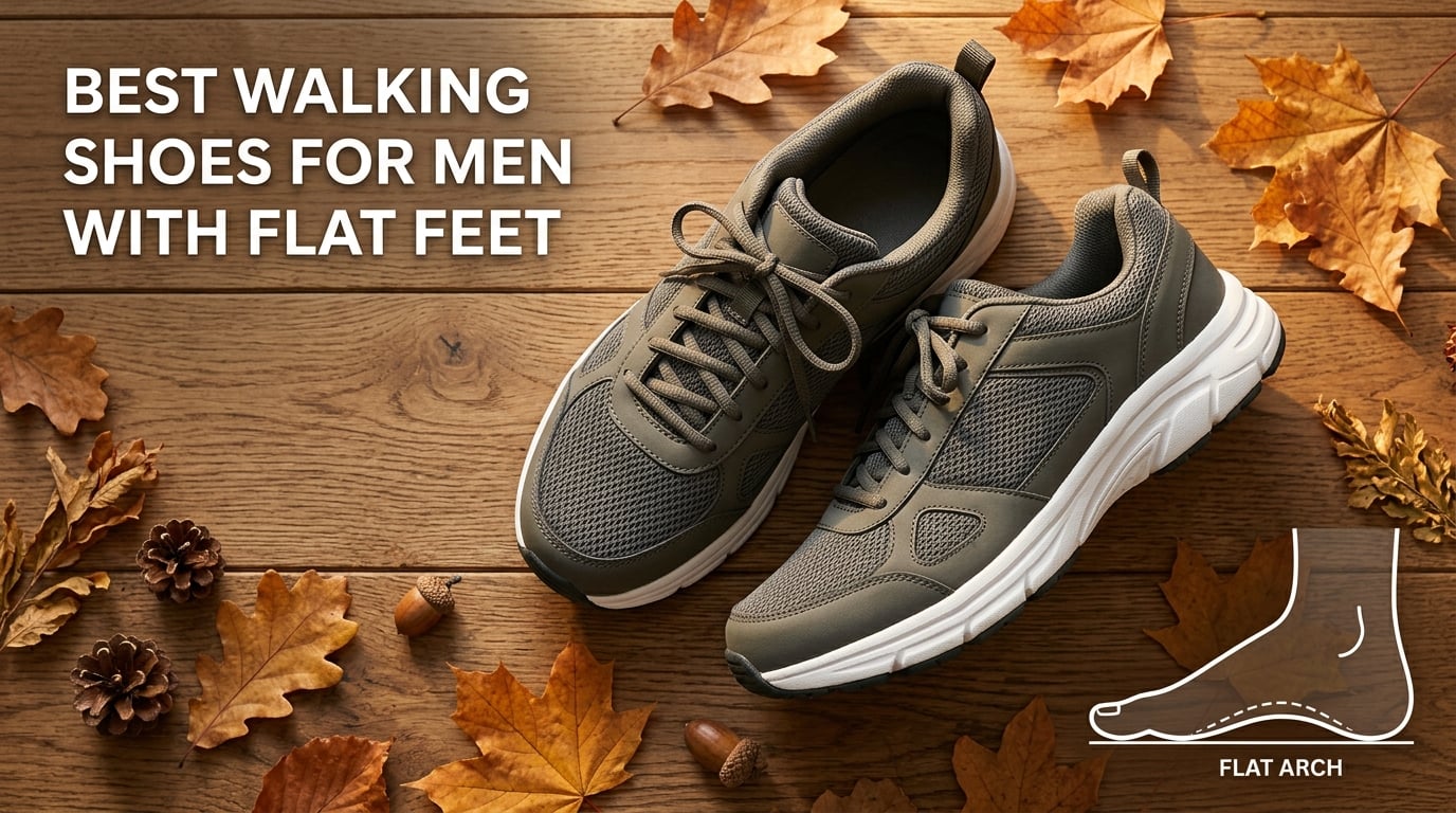 Best walking shoes for men with flat feet