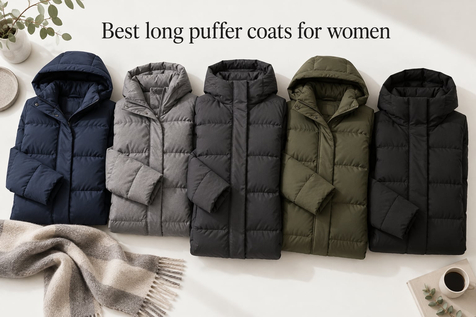 Best long puffer coats for women