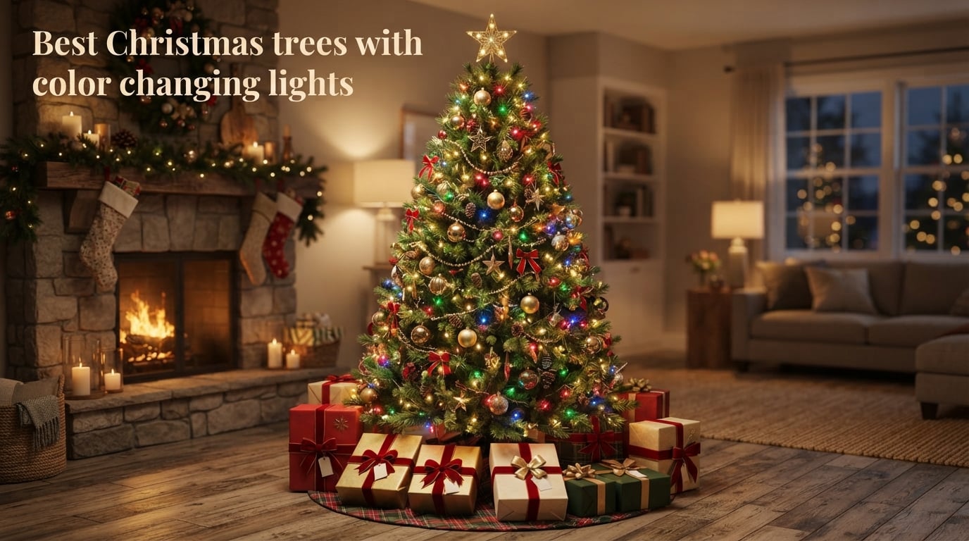 Best Christmas trees with color changing lights
