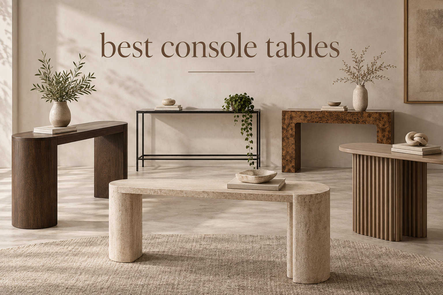 best console tables