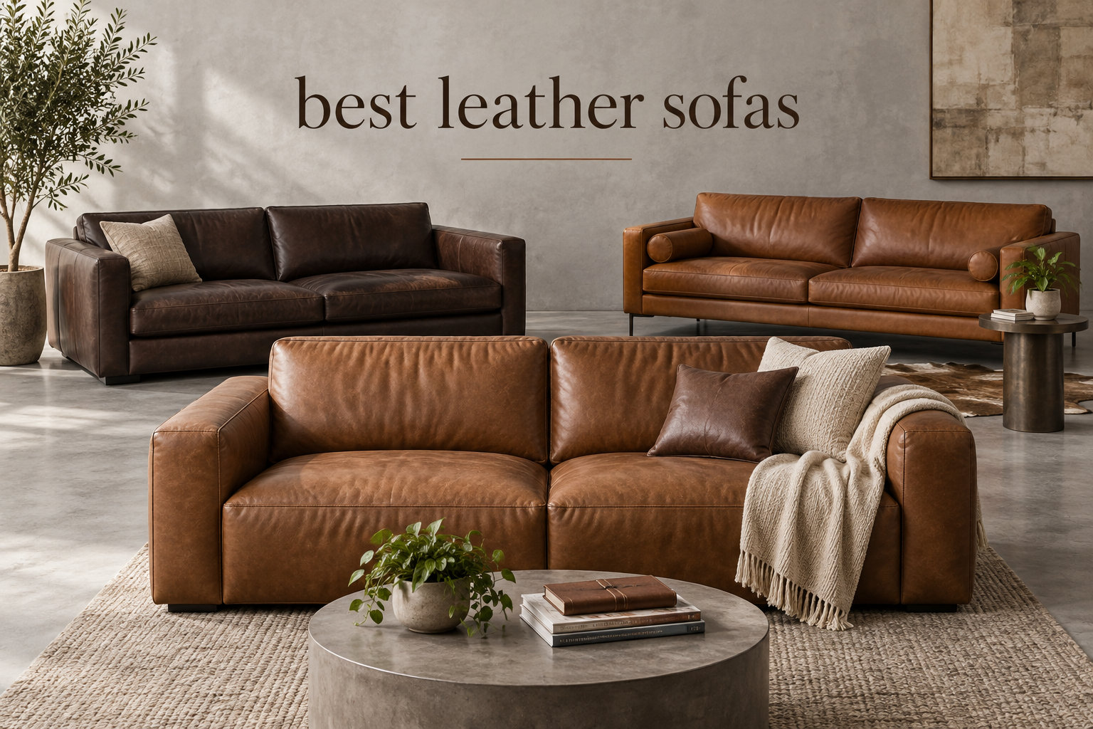 best leather sofas