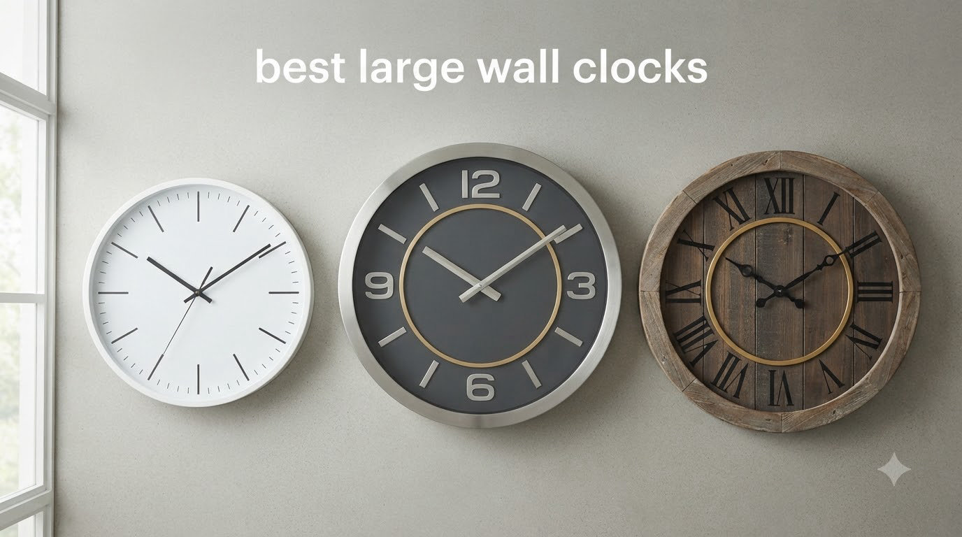 best large wall clocks