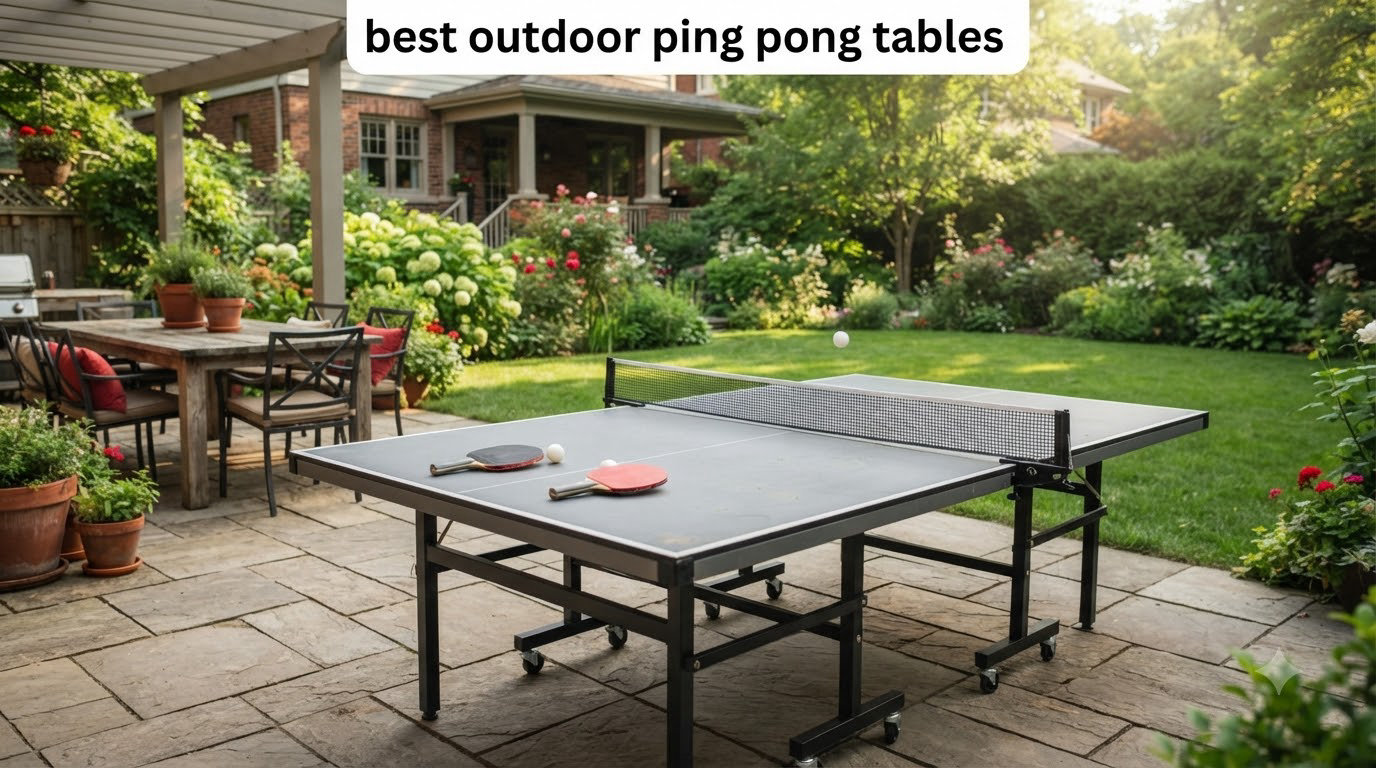 best outdoor ping pong tables