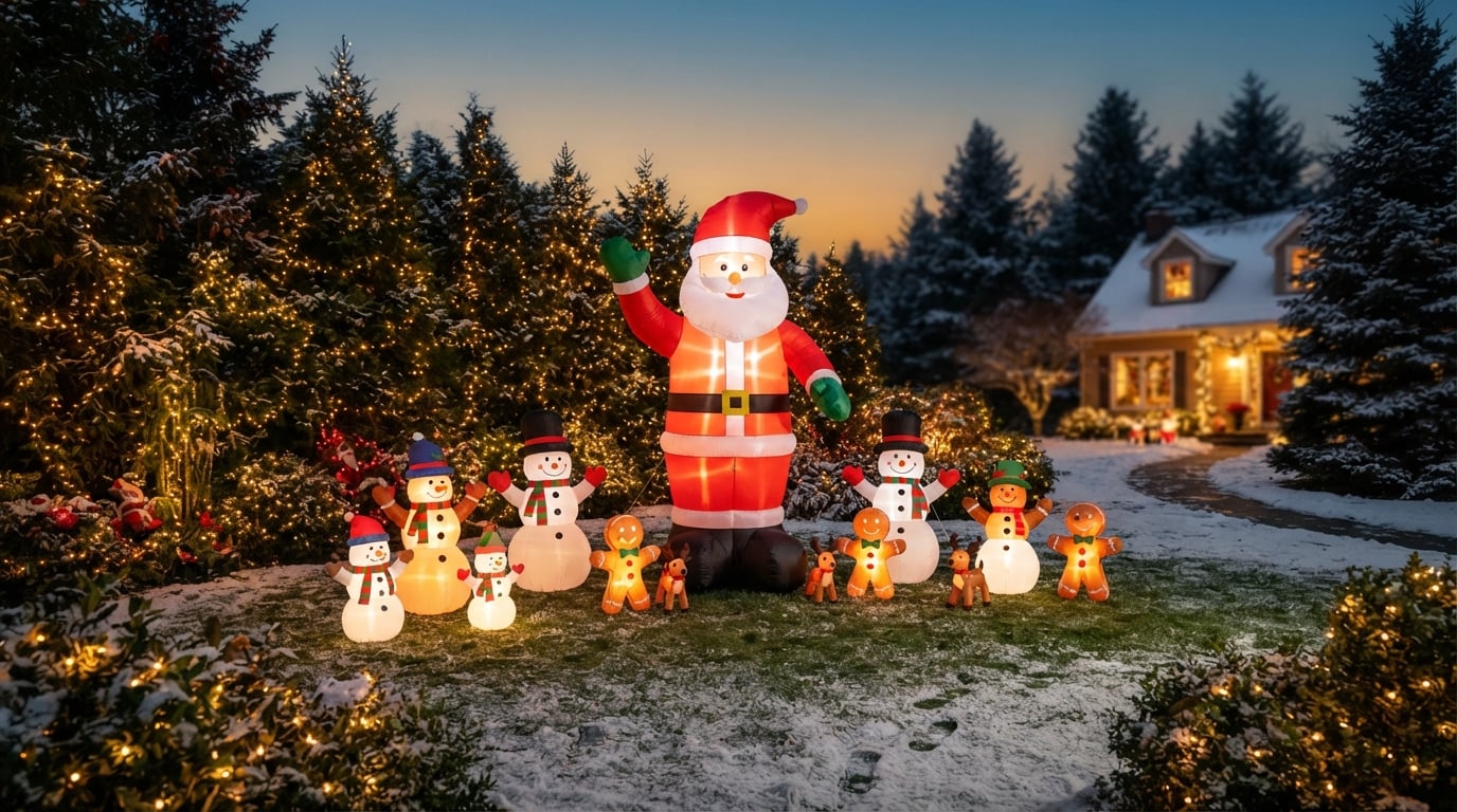 Best outdoor inflatable Christmas decorations