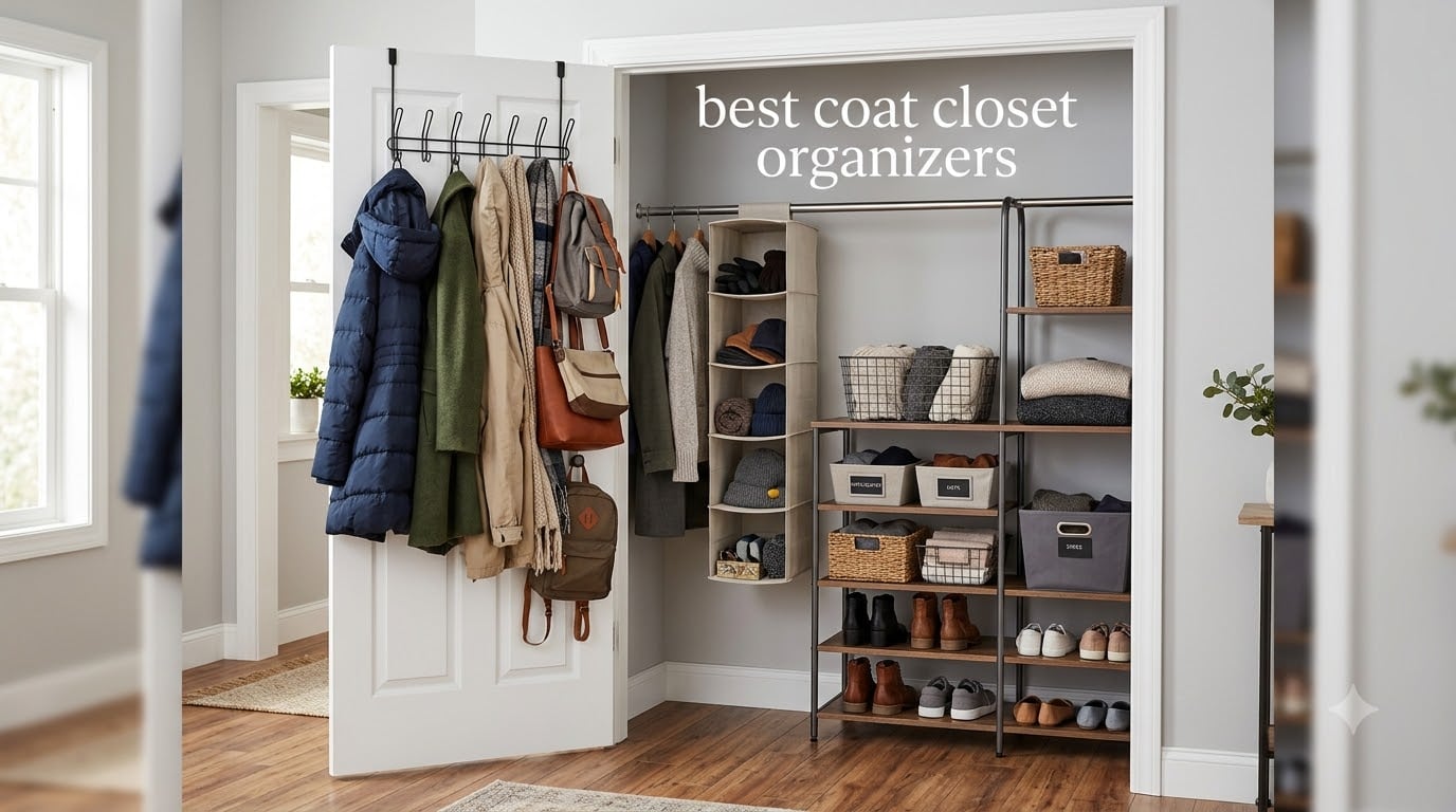 best coat closet organizers
