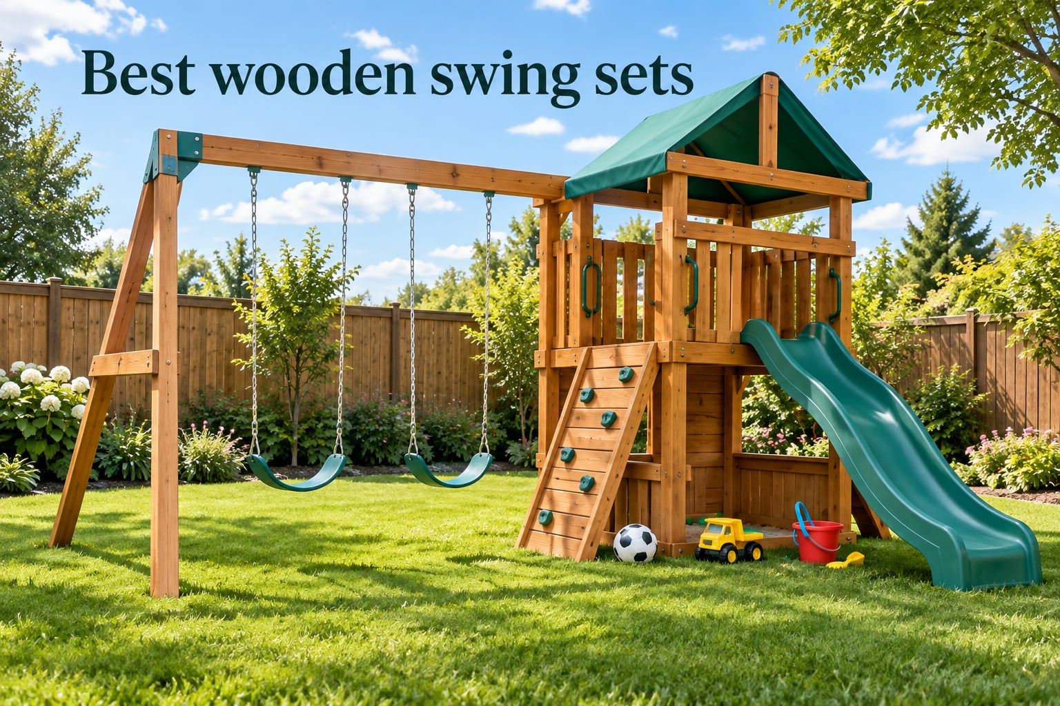 Best wooden swing sets