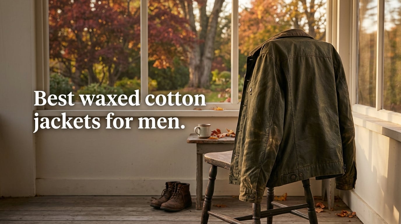 Best waxed cotton jackets for men