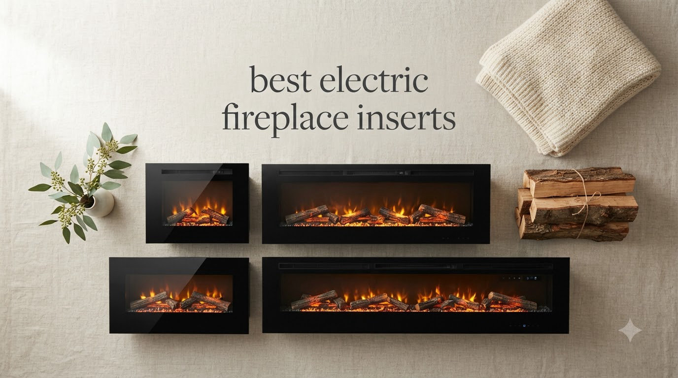 best electric fireplace inserts