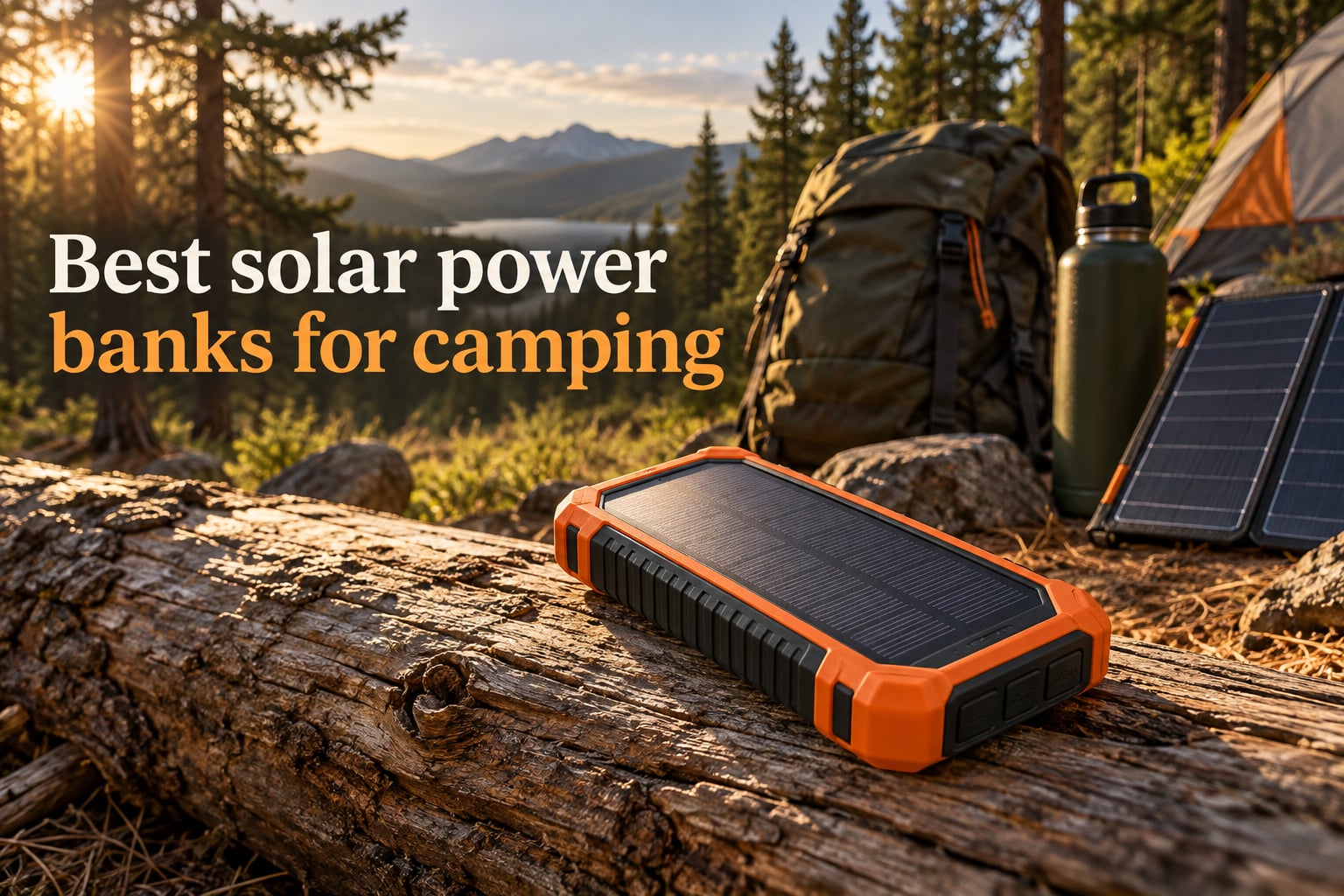 Best solar power banks for camping