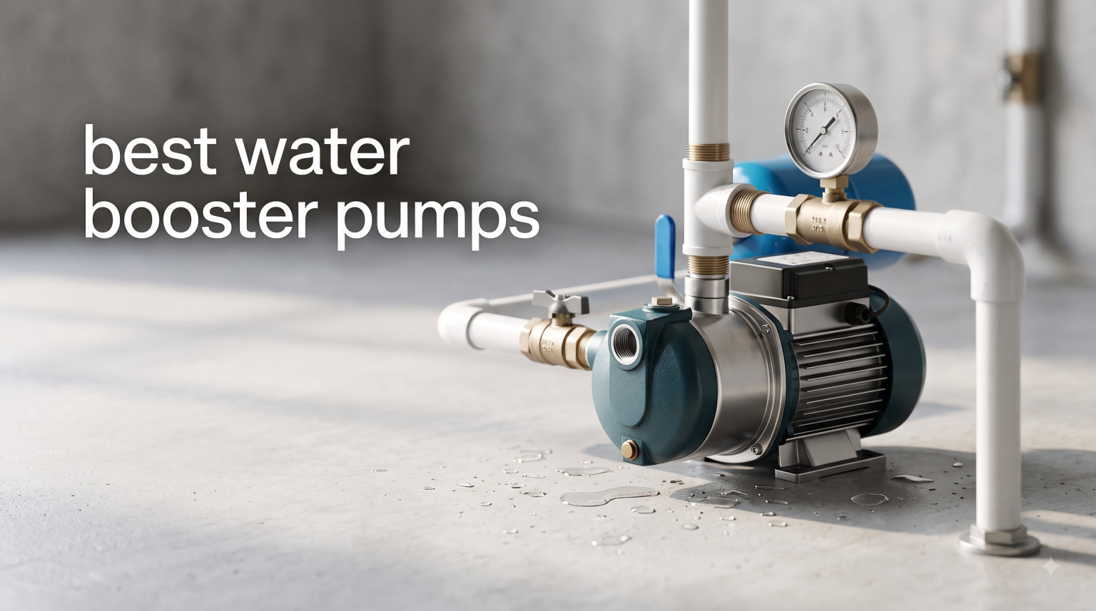 best water booster pumps