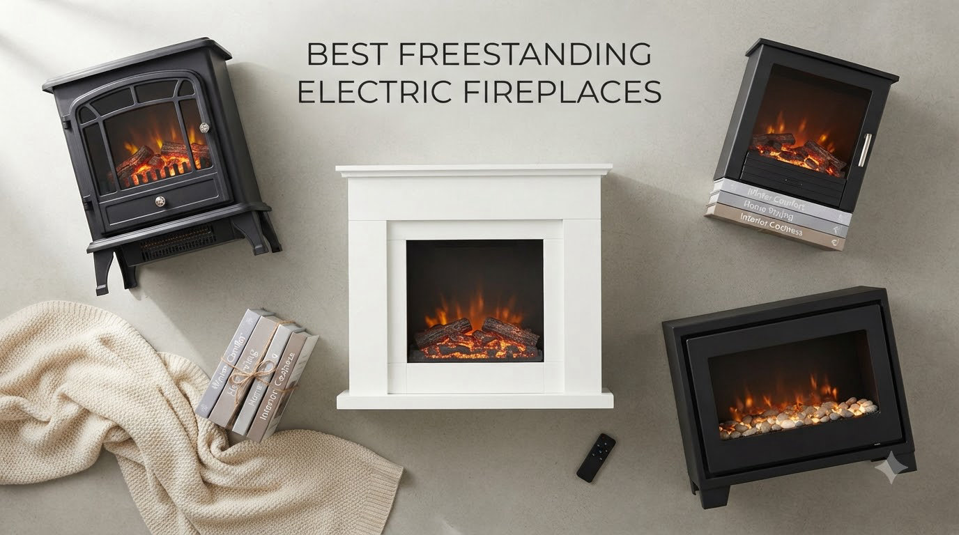 best freestanding electric fireplaces