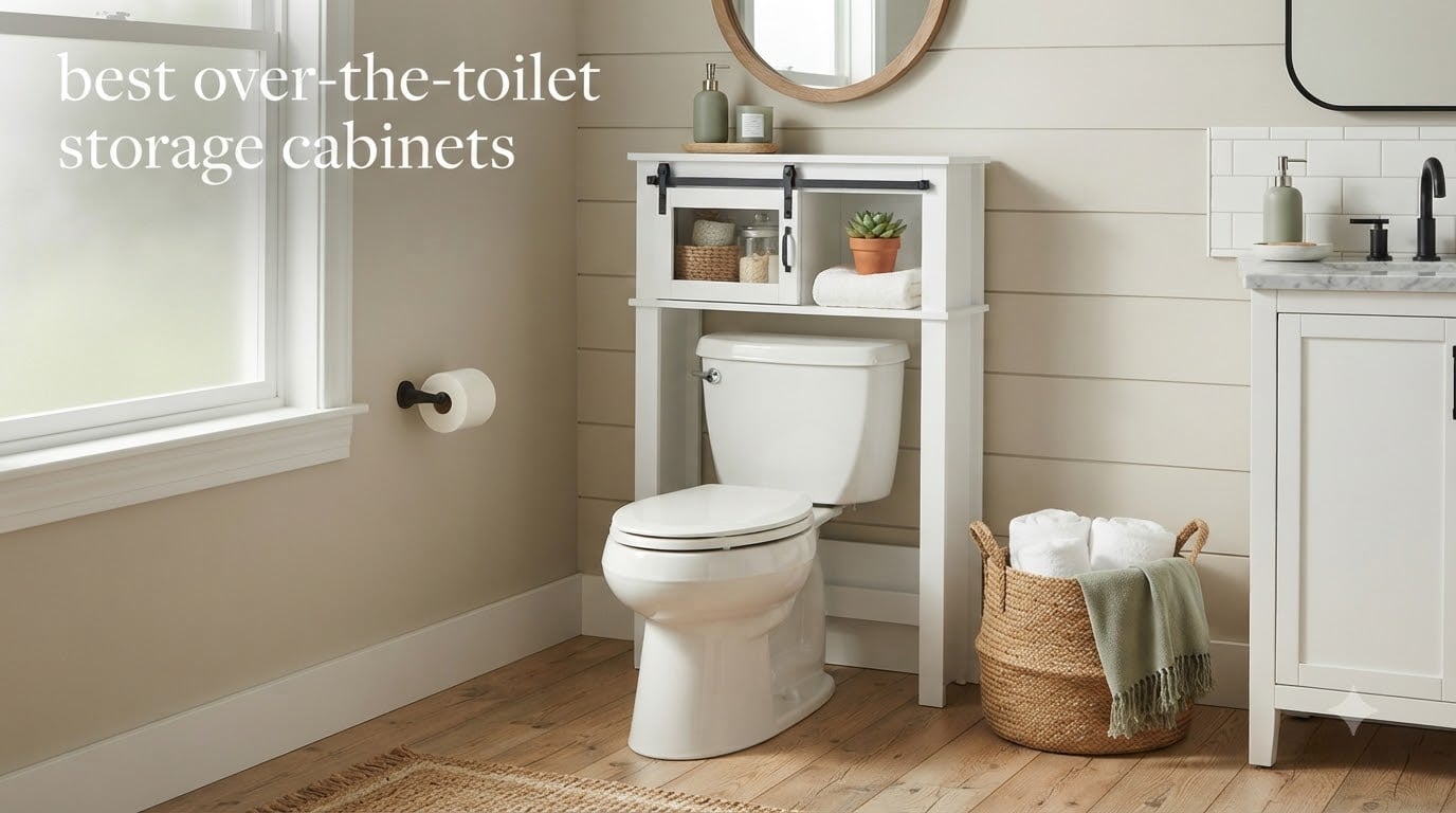 best over-the-toilet storage cabinets