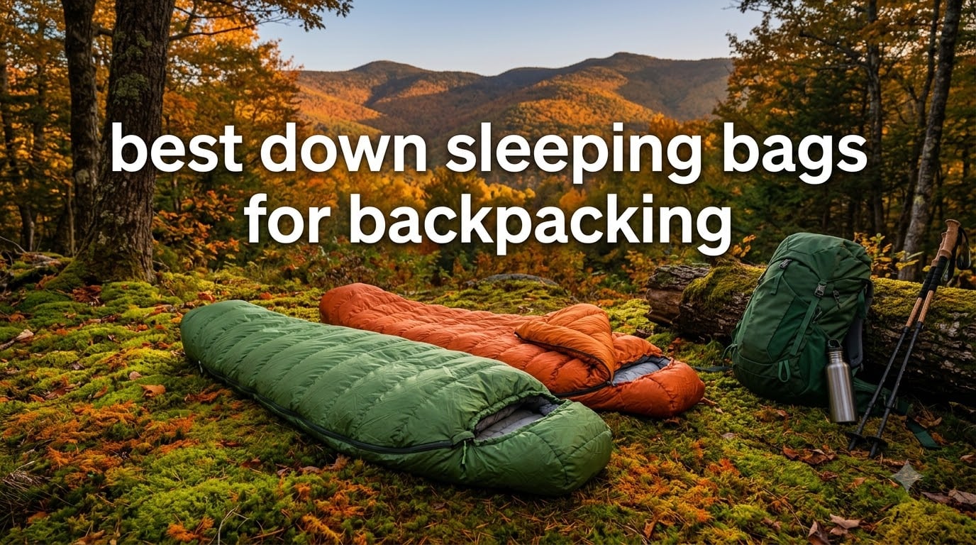 best down sleeping bags for backpacking