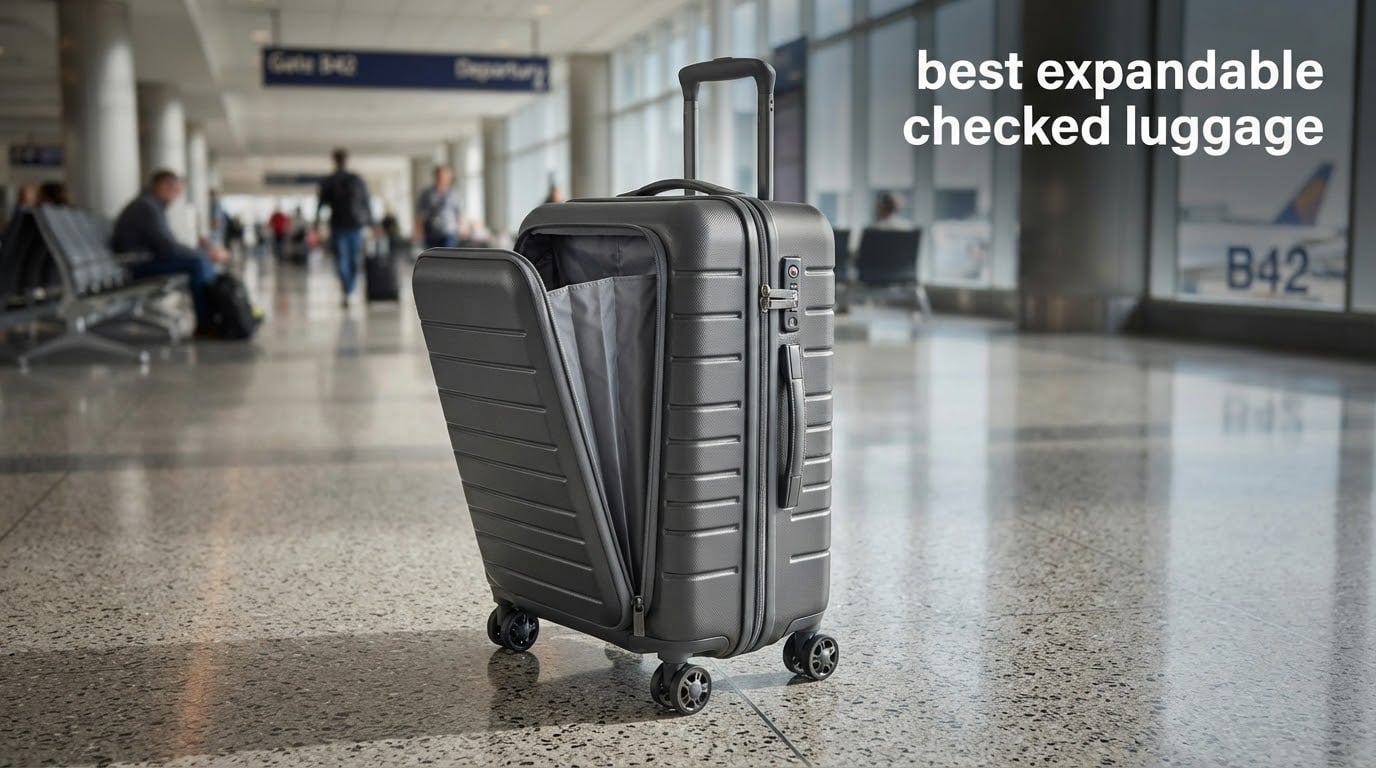 best expandable checked luggage