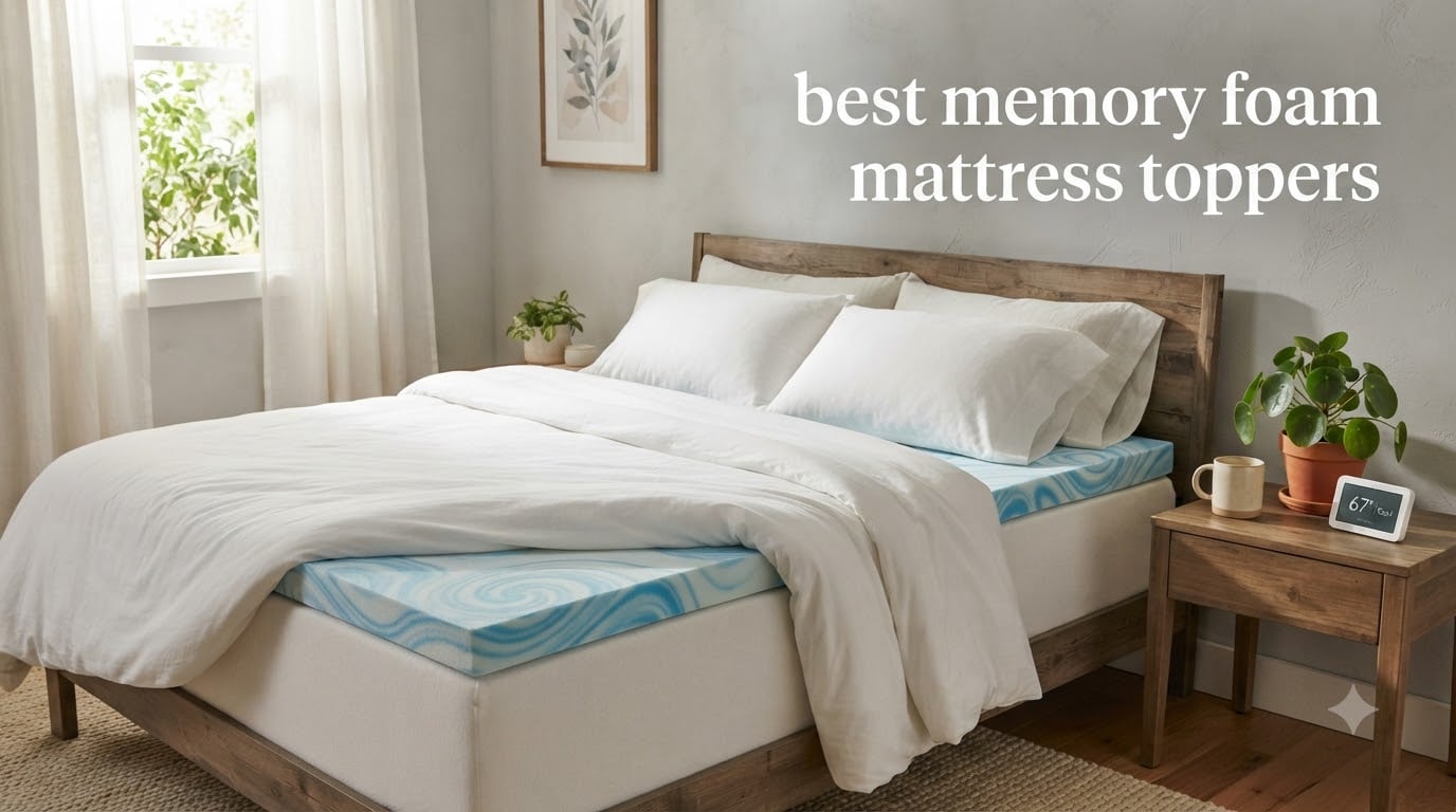 best memory foam mattress toppers