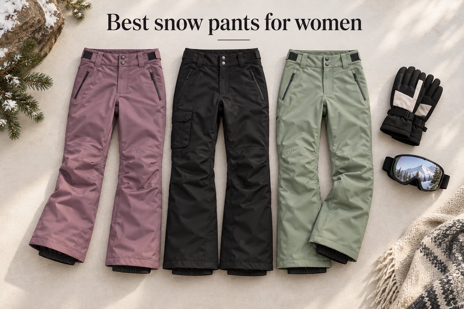 Best snow pants for women