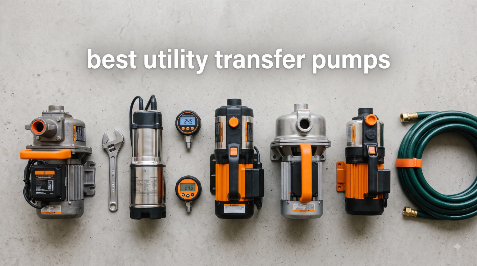 best utility transfer pumps