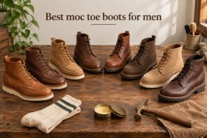 Best moc toe boots for men